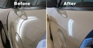 hail damage repair before and after