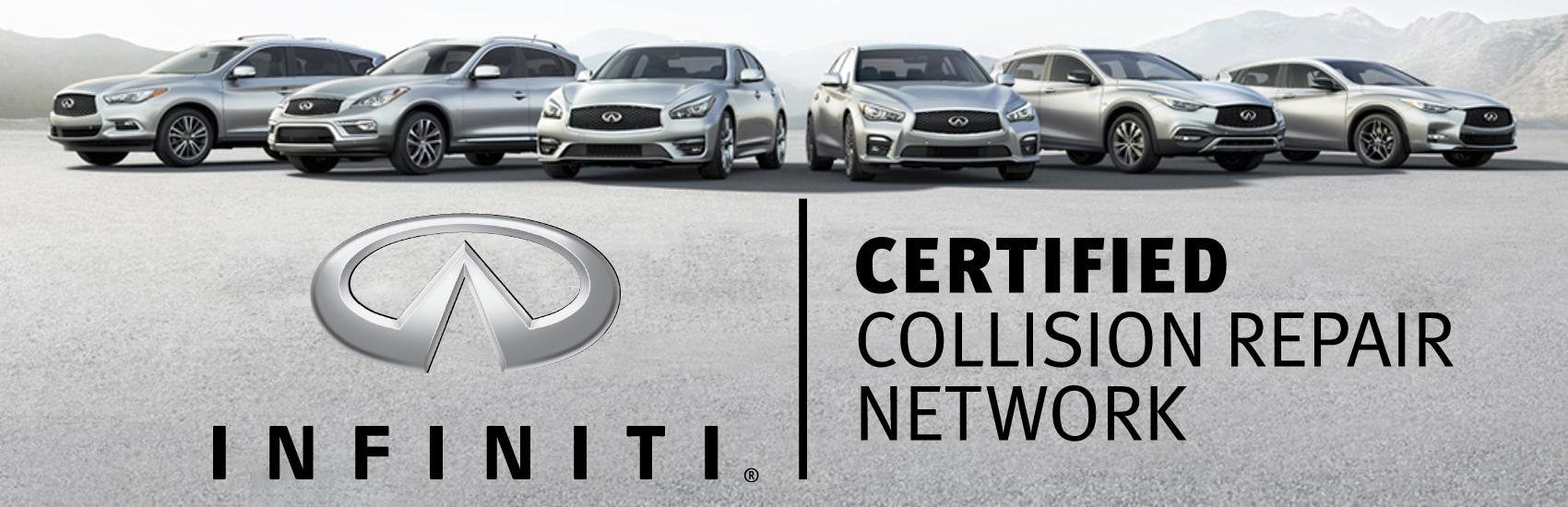  infiniti certified collision repair banner