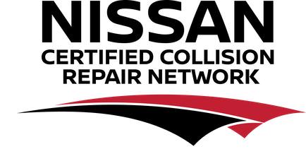 nissan certified collision repair logo